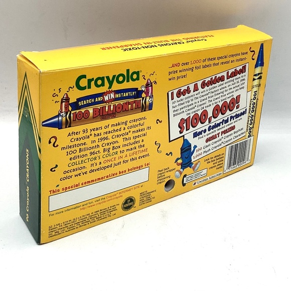Crayola Crayons Big Box of 96 crayons (1995) - Picture 3 of 3